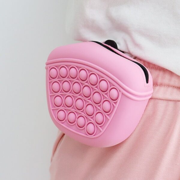 Portable dog training waist bag